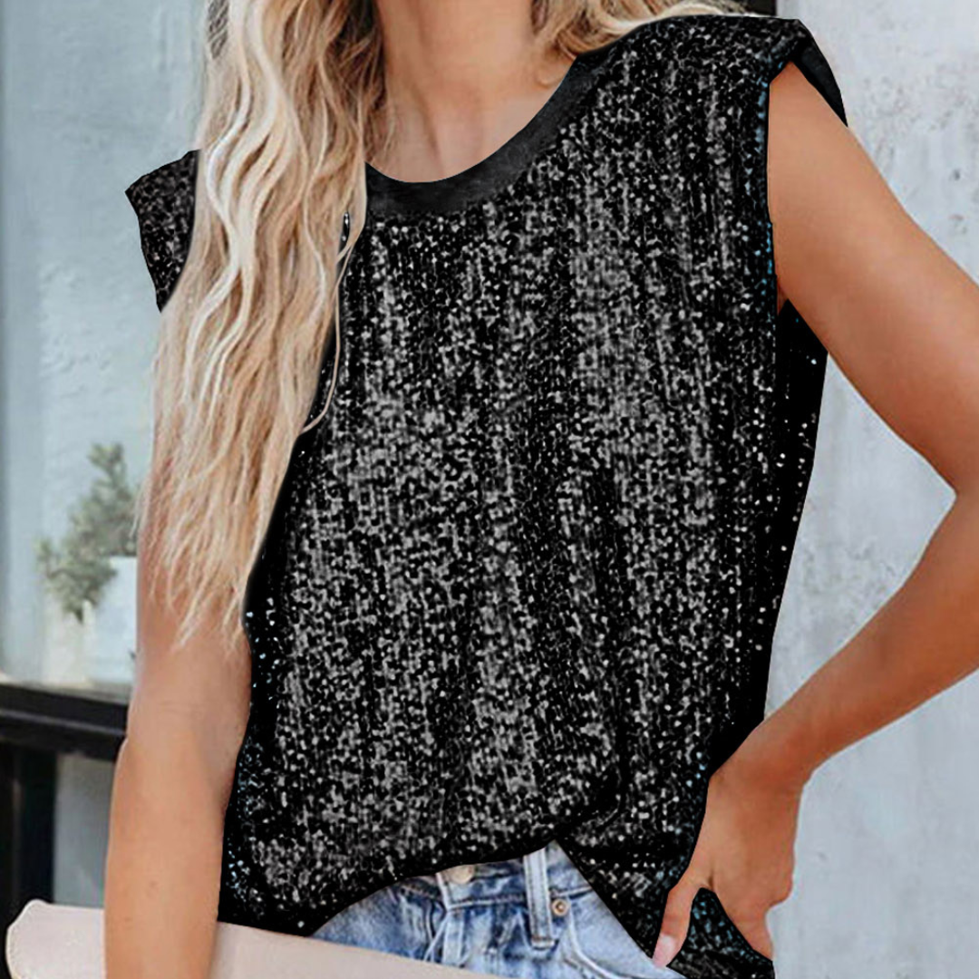 Glam Sequin Blouse