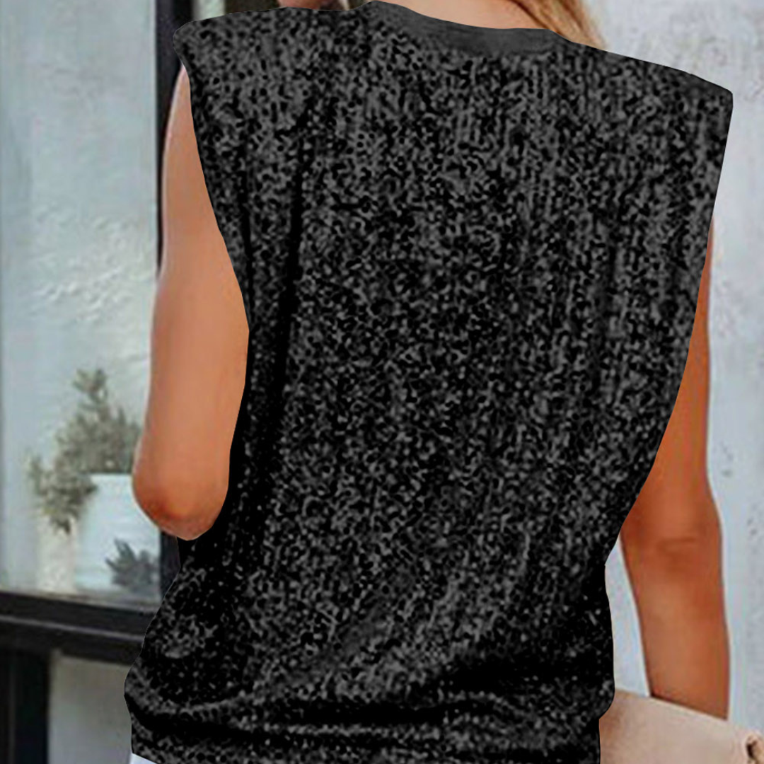 Glam Sequin Blouse