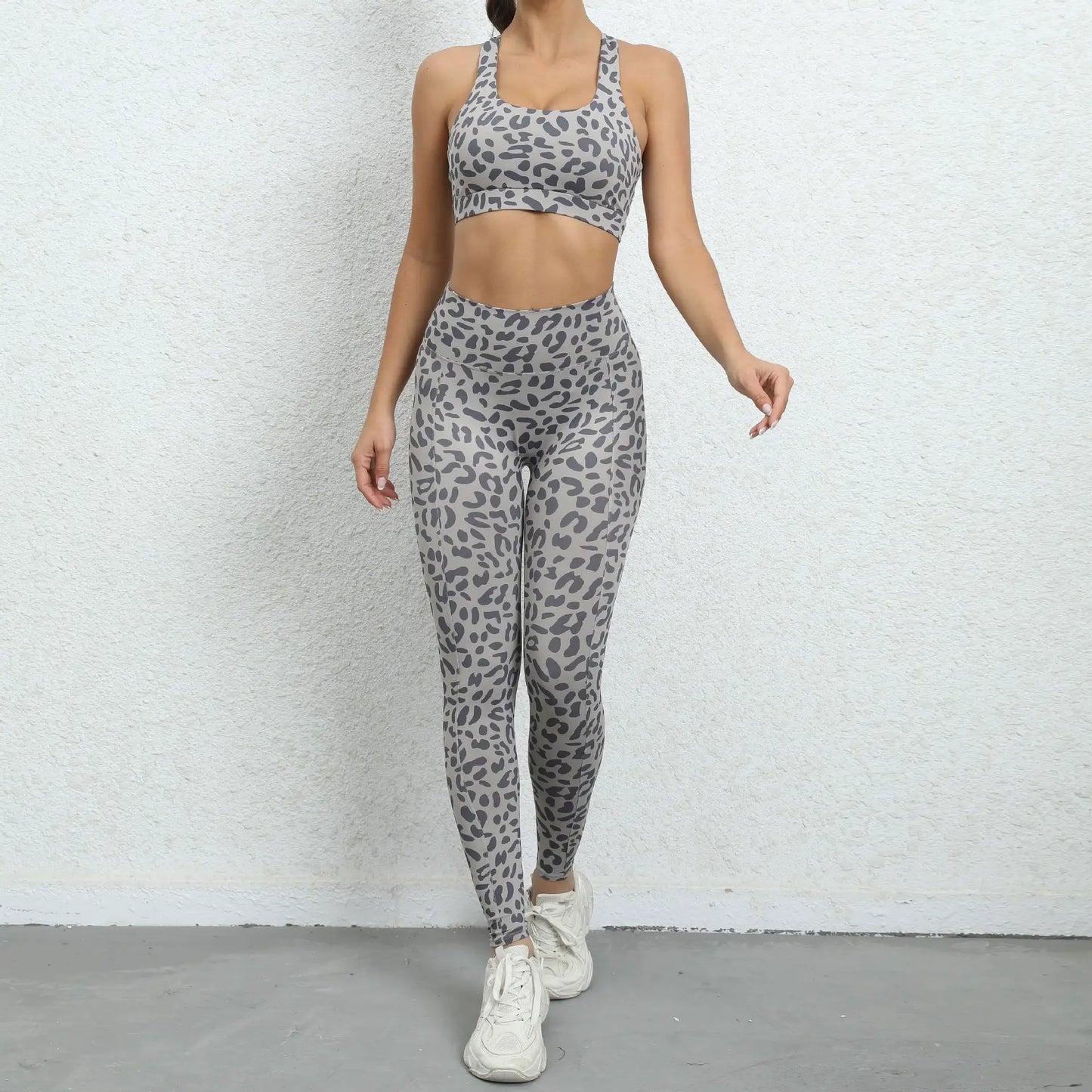 Leopard Luxe Racerback Set