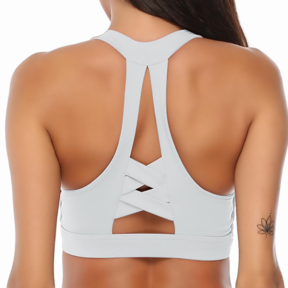Plaited Back Sports Bra