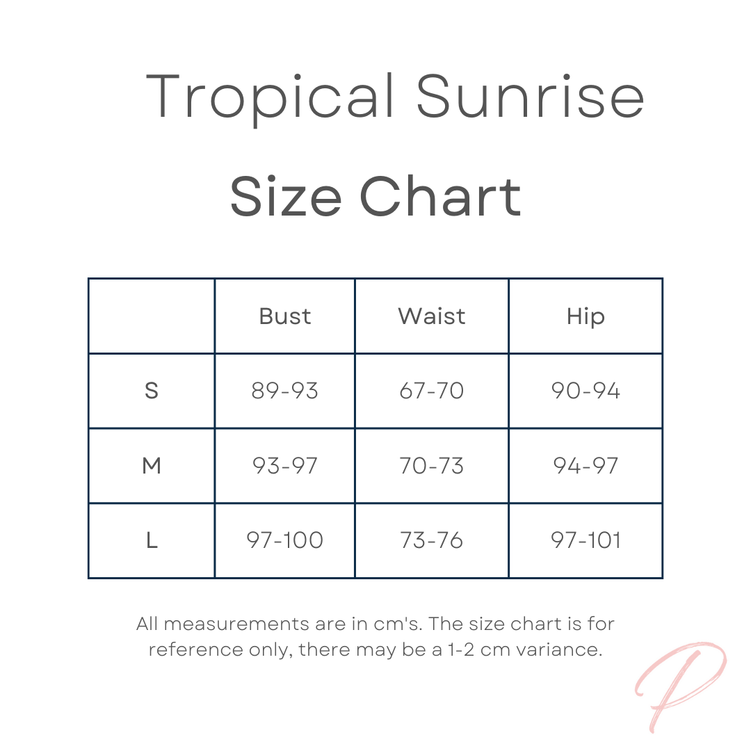 Tropical Sunrise Full Costume